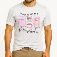 You Give Me Tachycardia Funny ICU Nurse Valentines Day Cooling Performance Crew T-Shirt