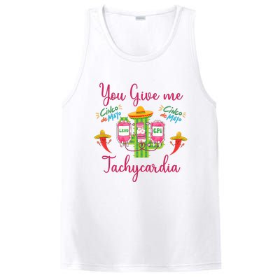 You Give Me Tach.Ycardia Nurse Cinco De Mayo PosiCharge Competitor Tank