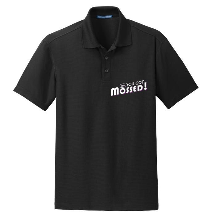 You Got Mossed Dry Zone Grid Polo