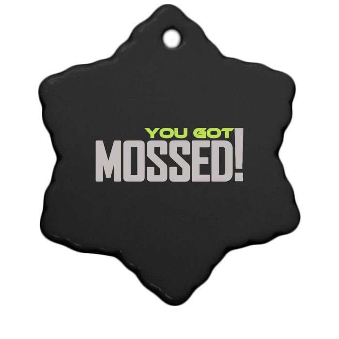 You Got Mossed Ceramic Star Ornament