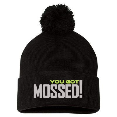 You Got Mossed Pom Pom 12in Knit Beanie