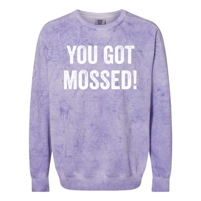 You Got Mossed Vintage Colorblast Crewneck Sweatshirt