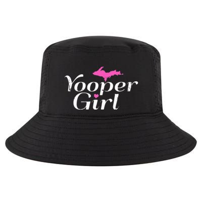 Yooper Girl Michigan Upper Peninsula Midwest Roots Cool Comfort Performance Bucket Hat