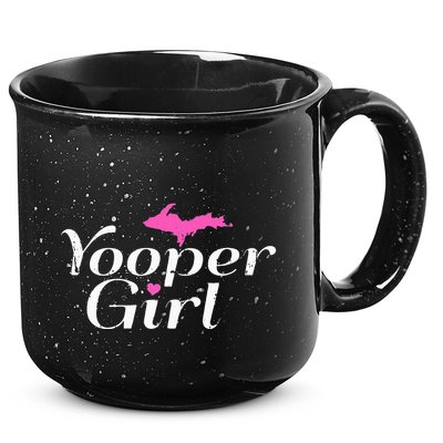 Yooper Girl Michigan Upper Peninsula Midwest Roots 15oz Campfire Ceramic Mug