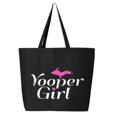 Yooper Girl Michigan Upper Peninsula Midwest Roots 25L Jumbo Tote