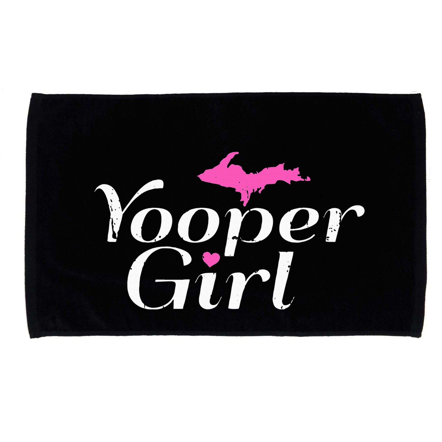 Yooper Girl Michigan Upper Peninsula Midwest Roots Microfiber Hand Towel