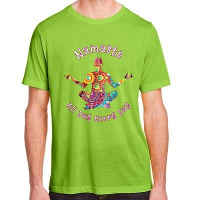 Yoga Gift Namaste All Day Every Day Yoga Pose Gift Adult ChromaSoft Performance T-Shirt