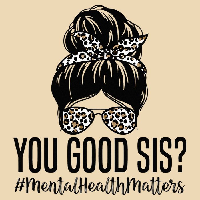 You Good Sis Mental Health Matters Trendy Psychologist Drawstring Bag