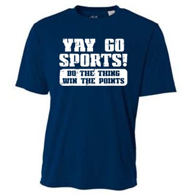 Yay Go Sports American Football Game Day Cooling Performance Crew T-Shirt