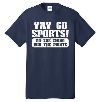 Yay Go Sports American Football Game Day Tall T-Shirt