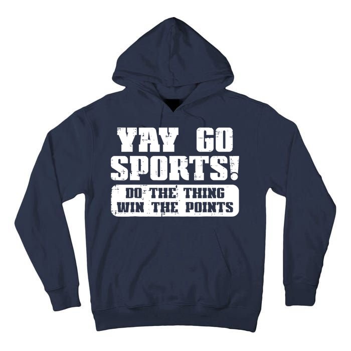 Yay Go Sports American Football Game Day Tall Hoodie