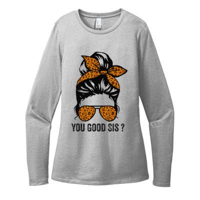 You Good Sis Mental Health Human Brain Counselor Therapist Womens CVC Long Sleeve Shirt