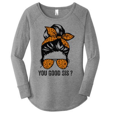 You Good Sis Mental Health Human Brain Counselor Therapist Women's Perfect Tri Tunic Long Sleeve Shirt