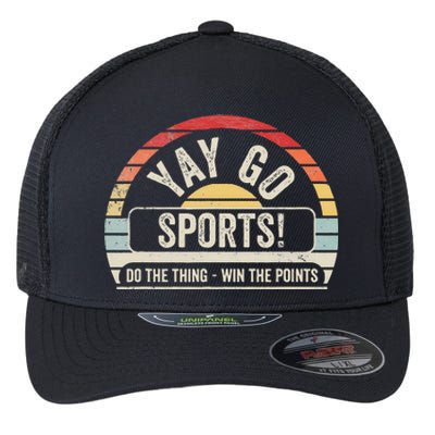 Yay Go Sports! Funny Sports Flexfit Unipanel Trucker Cap