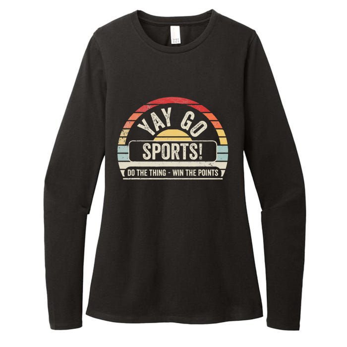 Yay Go Sports! Funny Sports Womens CVC Long Sleeve Shirt