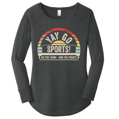 Yay Go Sports! Funny Sports Women's Perfect Tri Tunic Long Sleeve Shirt