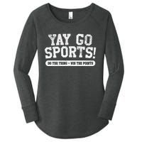 Yay Go Sports! Funny Sports Women's Perfect Tri Tunic Long Sleeve Shirt