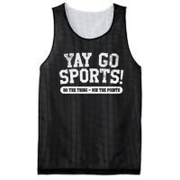 Yay Go Sports! Funny Sports Mesh Reversible Basketball Jersey Tank