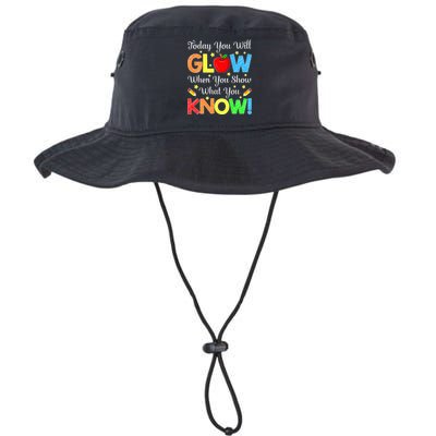 You Glow Show What You Know Teacher Test Day Legacy Cool Fit Booney Bucket Hat