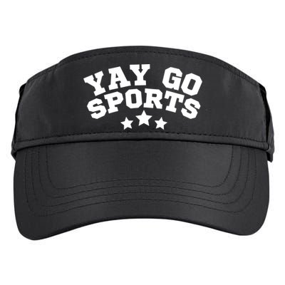Yay Go Sports Gift Funny Team Baseball Softball Soccer Football Gift Adult Drive Performance Visor