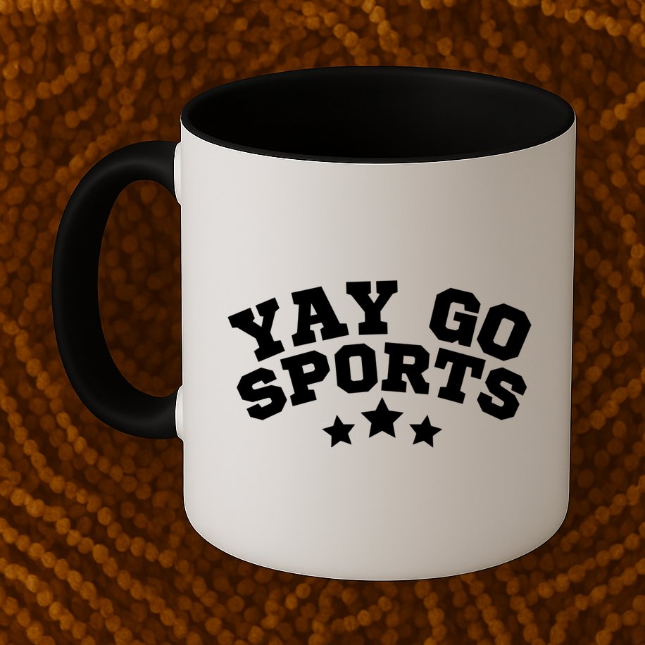 Yay Go Sports Gift Funny Team Baseball Softball Soccer Football Gift Mug