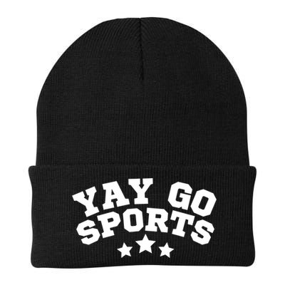 Yay Go Sports Gift Funny Team Baseball Softball Soccer Football Gift Beanie