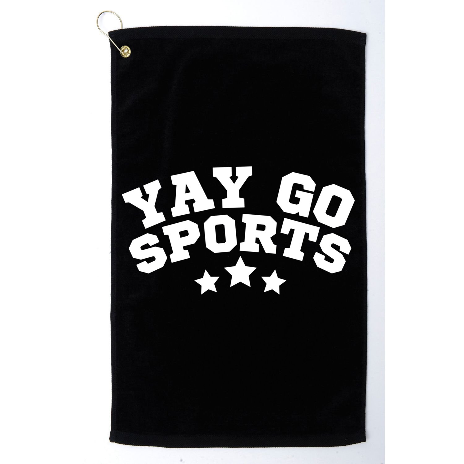 Yay Go Sports Gift Funny Team Baseball Softball Soccer Football Gift Golf Towel