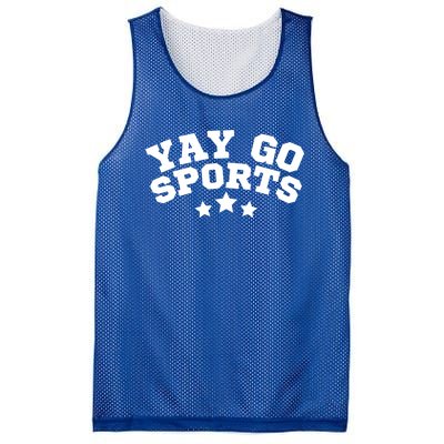 Yay Go Sports Gift Funny Team Baseball Softball Soccer Football Gift Mesh Reversible Basketball Jersey Tank