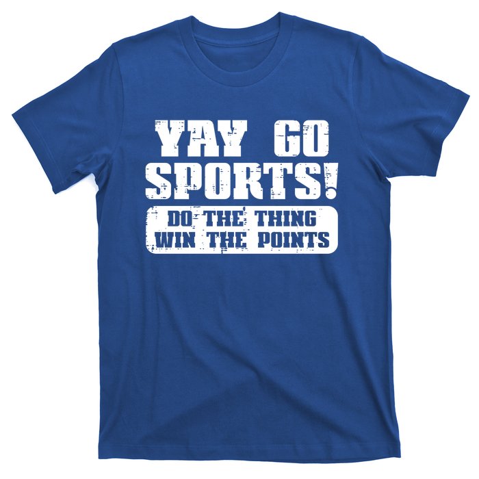 Yay Go Sports American Football Game Day Great Gift T-Shirt