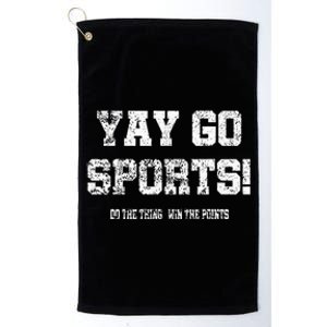 Yay Go Sports! Funny Sports Platinum Collection Golf Towel