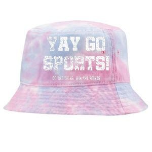 Yay Go Sports! Funny Sports Tie-Dyed Bucket Hat