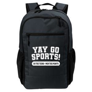 Yay Go Sports American Football Game Day Football Day Funny Gift Daily Commute Backpack