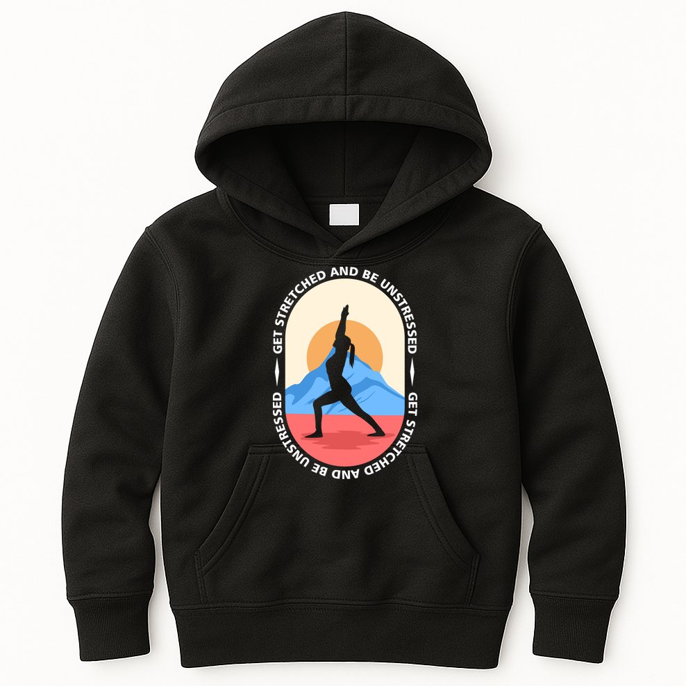 Yoga Get Stretched Kids Hoodie