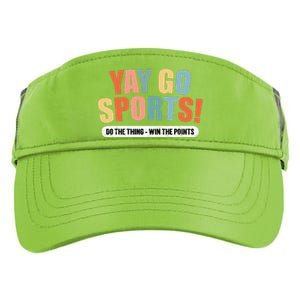 Yay Go Sports! Funny Sports Adult Drive Performance Visor