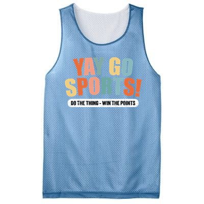 Yay Go Sports! Funny Sports Mesh Reversible Basketball Jersey Tank