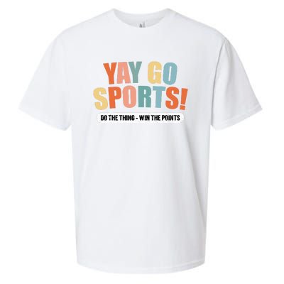 Yay Go Sports! Funny Sports Sueded Cloud Jersey T-Shirt