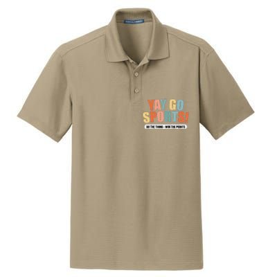 Yay Go Sports! Funny Sports Dry Zone Grid Polo