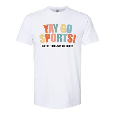 Yay Go Sports! Funny Sports Softstyle CVC T-Shirt