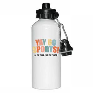 Yay Go Sports! Funny Sports Aluminum Water Bottle