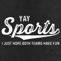 Yay Go Sports Team Funny I Just Hope Both Teams Have Fun Beanie