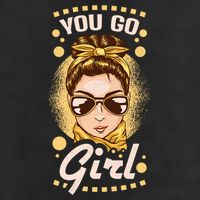 You Go 'S Day Cute Gift 7 Panel Mesh Trucker Snapback Hat