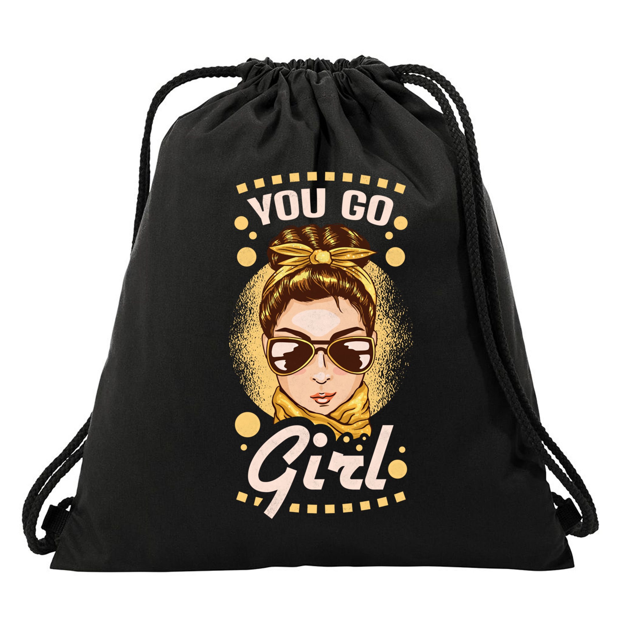 You Go 'S Day Cute Gift Drawstring Bag