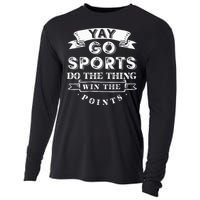 Yay Go Sports Funny Sport Team Cooling Performance Long Sleeve Crew