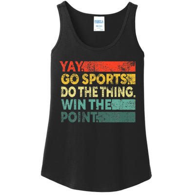 Yay Go Sports! Funny Sport Fan Ladies Essential Tank