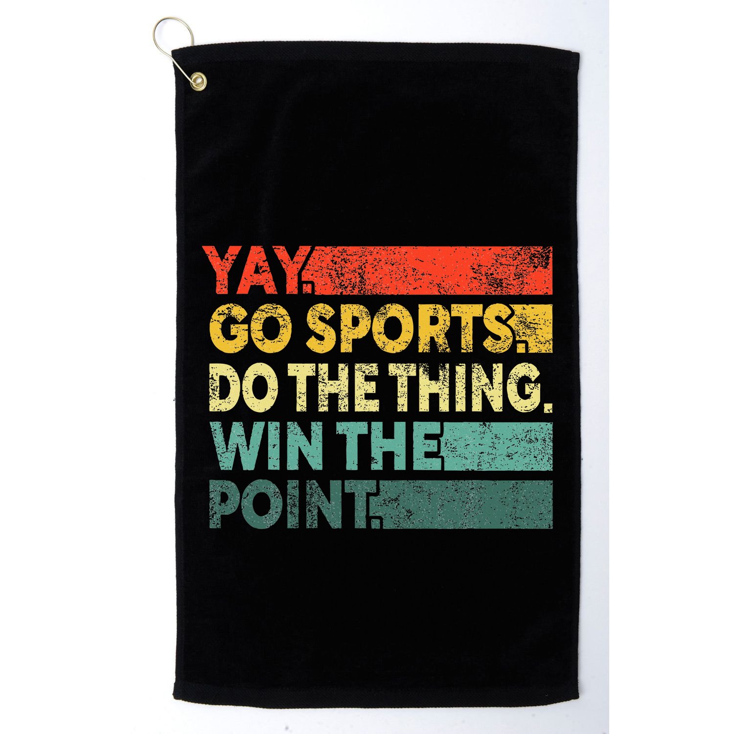Yay Go Sports! Funny Sport Fan Golf Towel