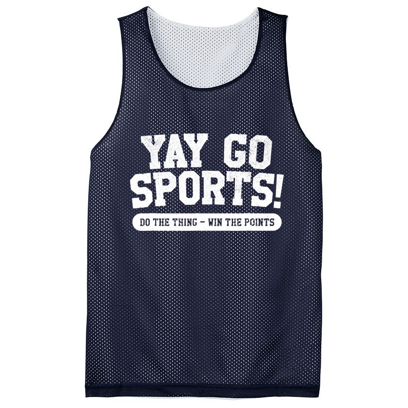 Yay Go Sports! Funny Sports Mesh Reversible Basketball Jersey Tank