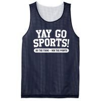 Yay Go Sports! Funny Sports Mesh Reversible Basketball Jersey Tank