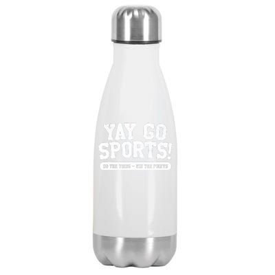 Yay Go Sports! Funny Sports Stainless Steel Insulated Water Bottle