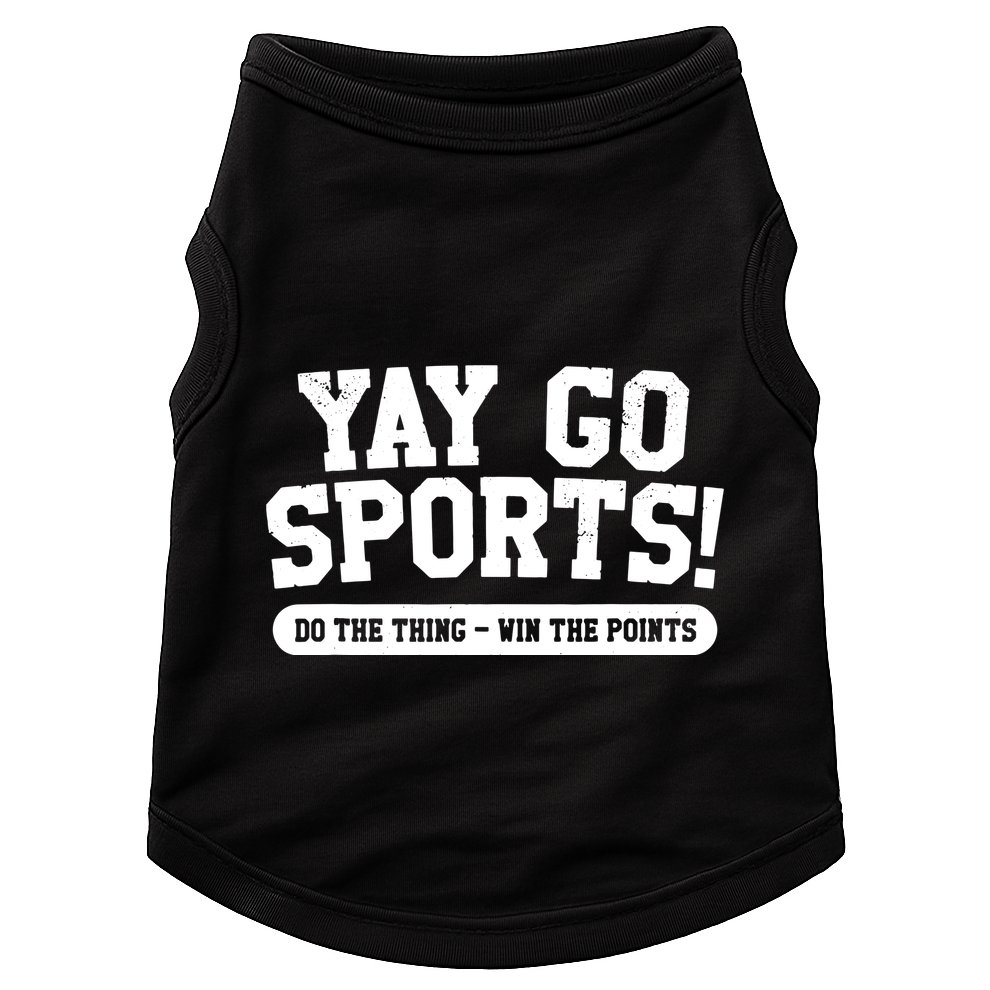 Yay Go Sports! Funny Sports Doggie Tank