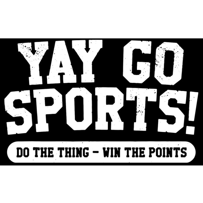 Yay Go Sports! Funny Sports Bumper Sticker